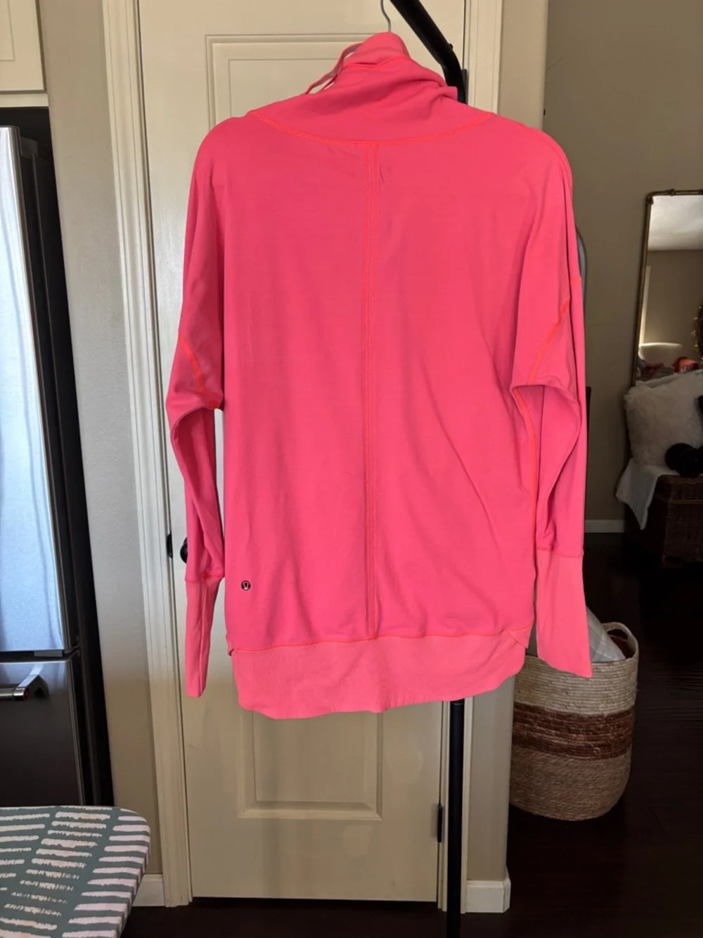 lululemon athletica Pink & Coral Zip-Up Bomber Jacket